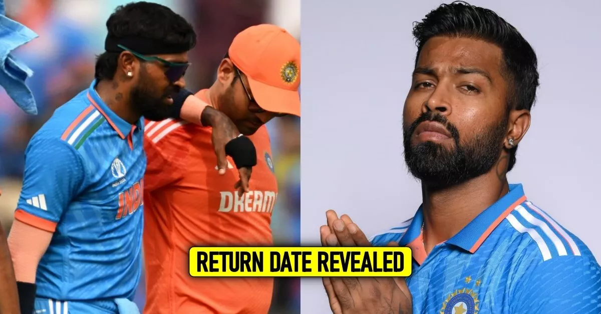 When Will Hardik Pandya Return In CWC 2023 Today Update