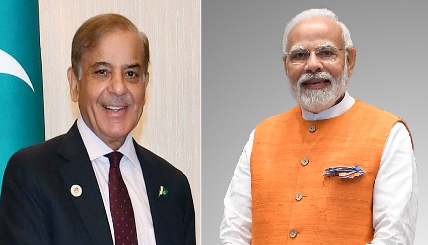 Prime Minister Shehbaz Sharif extended his congratulations to Narendra Modi